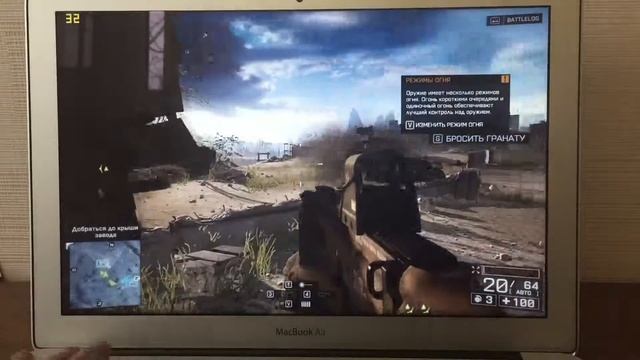 Battlefield 4 on MacBook Air 13 Early 2015