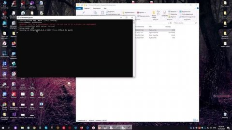 postman + python + flask + Webhooks + amoCRM