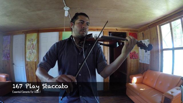 167 Play Staccato - Essential Elements For Violin 1
