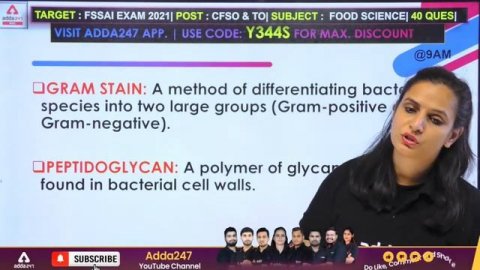 FSSAI 2021 | Food science | Classification of Microbes