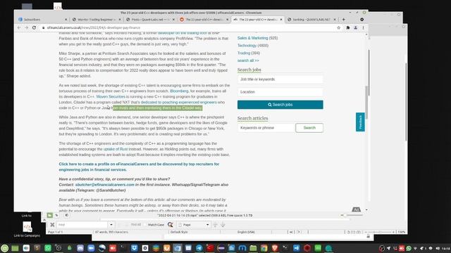 c++ developer jobs pay new grads up to $980K