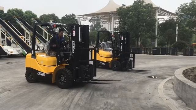 LTMG top sale lpg forklift lifting test