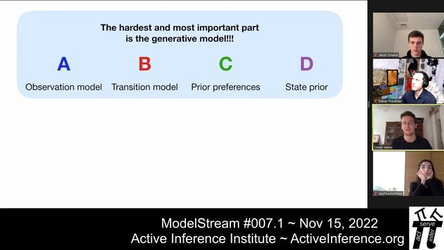 Active Inference ModelStream #007.1 ~ Conor Heins & Daphne Demekas ~ pymdp