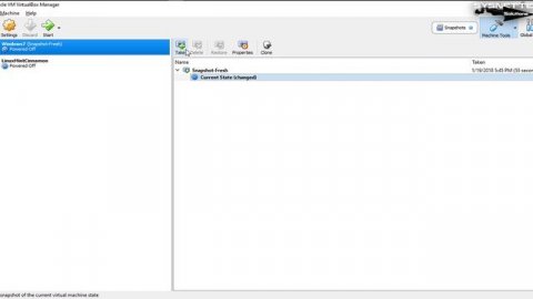 How to Take and Revert Snapshot in VirtualBox in Windows 10 | SYSNETTECH Solutions