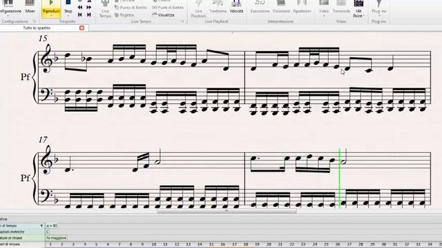 Fairy tail sheet music \ piano tutorial - Lightning Flame Dragon Roaring