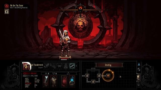 Leper can solo the 1st Darkest Dungeon Quest