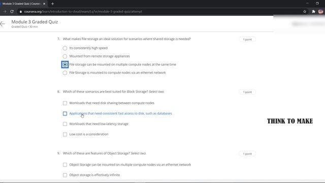 Introduction to Cloud Computing, week(1-5) All Quiz Answers with Assignments.
