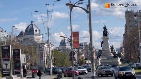 Бухарест-маленький Париж в Европе. Европа-Хаус. Bucharest is a little Paris in Europe. Europe-House