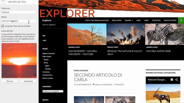 CORSO WORDPRESS 4.x