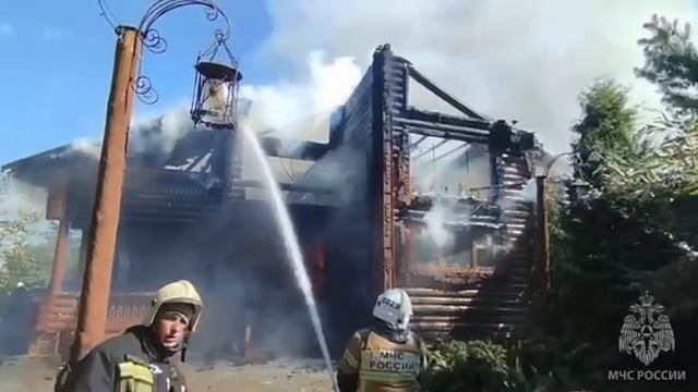 Пожар в ресторане село Львы.