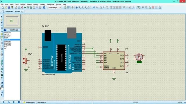 Stepper Speed control || How to control speed of Bi-polar stepper motor using L298 || part 3