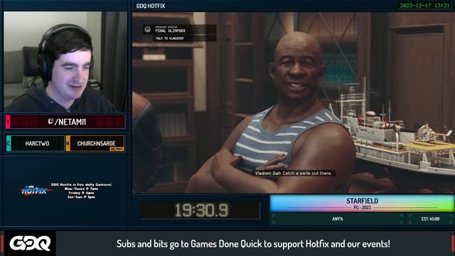Starfield - Best of 2023 Showcase- GDQ Hotfix Speedruns