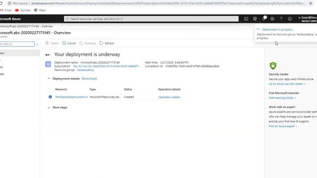 How to Deploy an Azure Kubernetes Cluster via Azure Portal