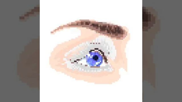 Рисунок глаза и бровей