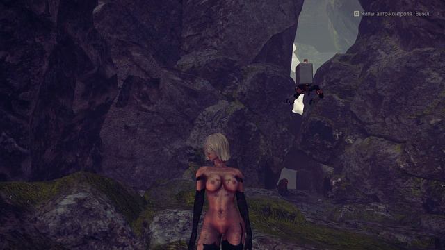 Nier automata, ambient, forest, A2, Nude mod.