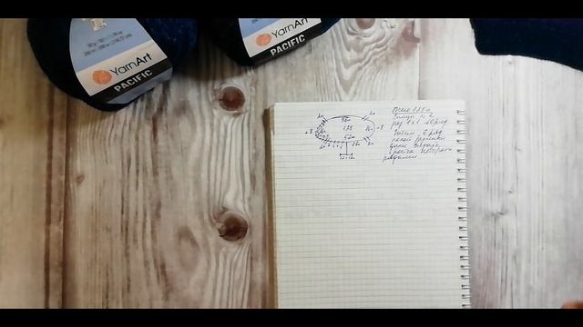 Джемпер спицами регланом сверху из пряжи ярнард пацифик. Начало.