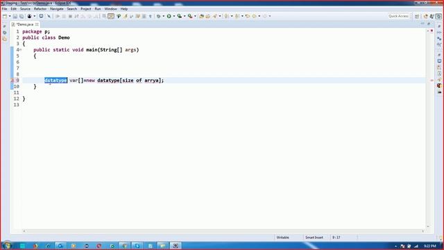 Arrays In Java | Types of  Arrays | Array Vs Array List  Core Java In Hindi - 115