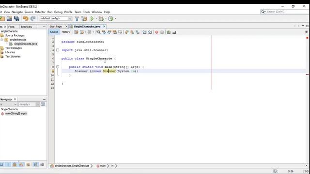How to take a single char input in java