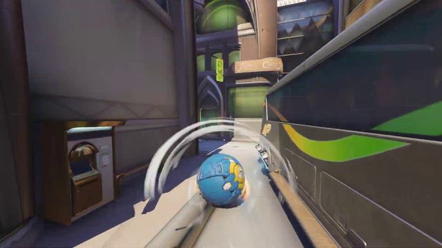 Overwatch 2 / 30s Replay / Wrecking Ball / Numbani (advanced parkour on doom's map w lots of slopes