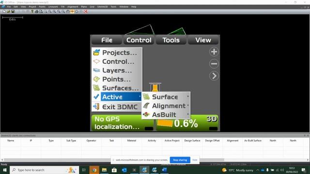 Topcon 3DMC Machine Control, Data Prep, Coordinate Systems & Linework