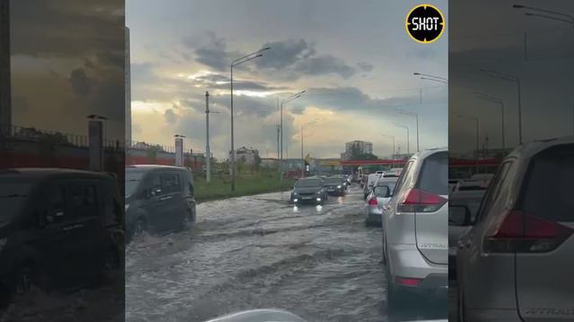 Улицы Новокузнецка затопило