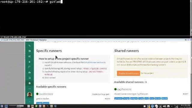Webcast Getting started with CI in GitLab (bad video quality)