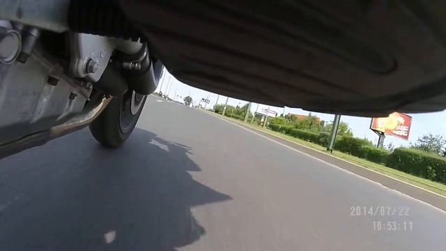 Урок правильного использования заднего тормоза Ямаха ФЗ 6Н
