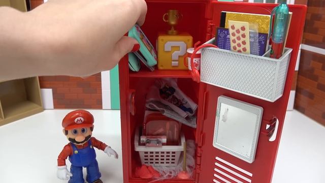 The Super Mario Bros Movie DIY Custom Back to School Locker Organization