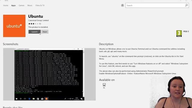 Ubuntu Runtime on WIndows 10