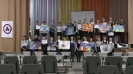 Акция группового детского рисунка в начальных классах лицея №122 г.Барнаул