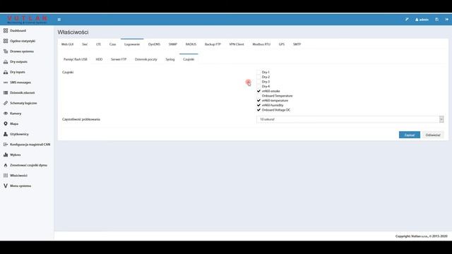#17 Monitorowanie serwerowni - Vutlan VT335s i VT460 - temp., wilgotność, pożar, zalanie | Lektor P