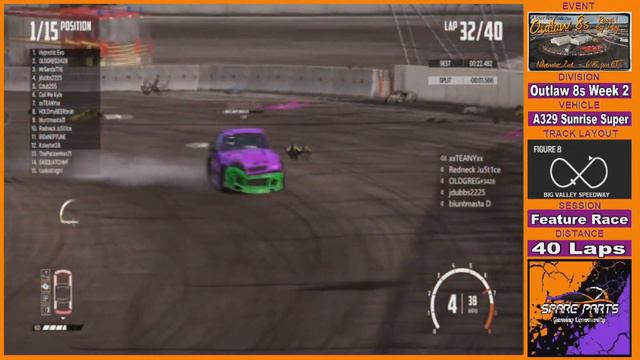 2021 SP Wreckfest Series | Outlaw 8s Season 2 Week 2 (SP High Gear)