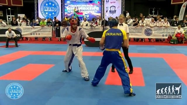 Ildar Gabbasov RUS V Artem Belov UKR WAKO World Championships 2015