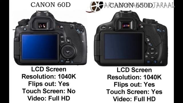 Canon 60D vs canon 650Dt4i