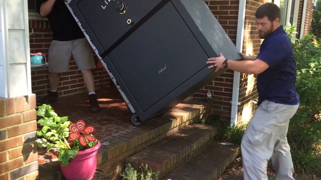 Liberty Safe install with steps