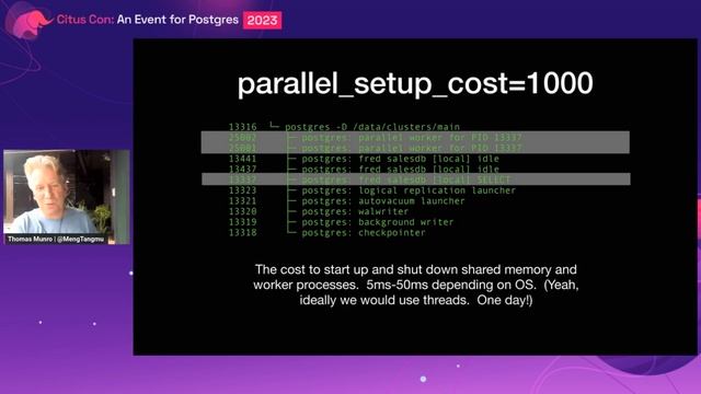 Parallelism in PostgreSQL 15 | Citus Con 2023