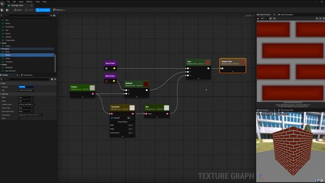 Unreal Engine 5.4 - новая функция Texture Graph