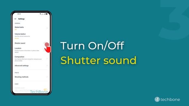 How to Turn On/Off Camera Shutter Sound - Oppo [Android 11 - ColorOS 11]