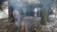 Охотничьи истории, доделал укрытие для полатки охочусь на Рябчика.