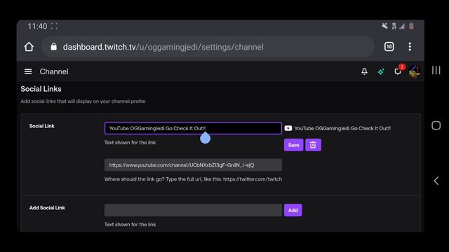 HOW TO LINK YOUR YOUTUBE/TWITCH ACCOUNTS/HOW TO GET YOUR TWITCH URL #LinkYourAccounts