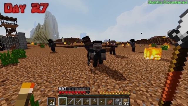 I survived 100 Days of HARDCORE Minecraft in the Last Days of Humanity, here’s what happened.