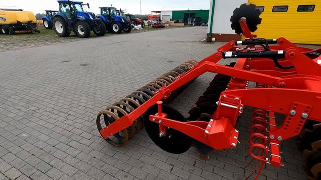 Ta brona broni się sama – pokazowo - demonstracyjna brona talerzowa firmy KRUKOWIAK model Alfa Plus