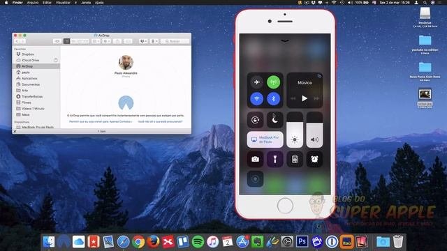 Como Usar O AirDrop No Mac E IPhone