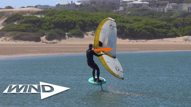 21 - поворот на 360 часть 2 (Wing-Foil Backwinded 360, how to (downwind version))