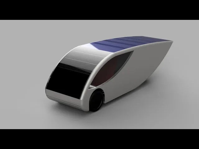 Солнцемобиль для гонок по Казахстану. Дизайн. Силовая часть..mp4