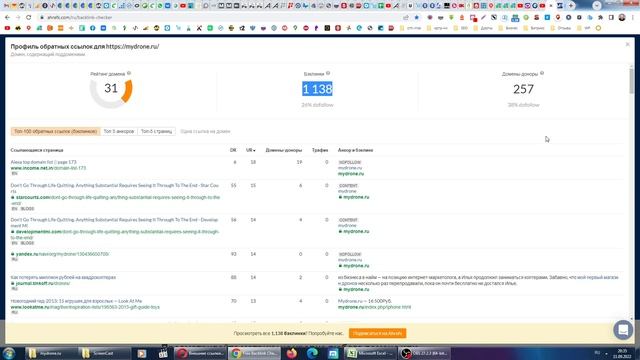 Бесплатный SEO-аудит сайта mydrone ru