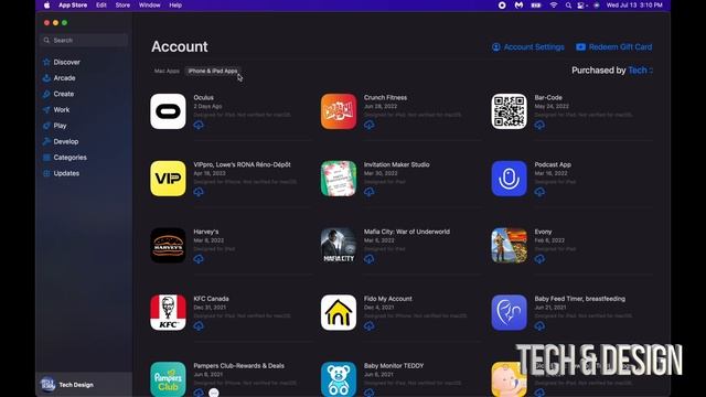 How to get iPhone iPad apps on MacBook Pro M1