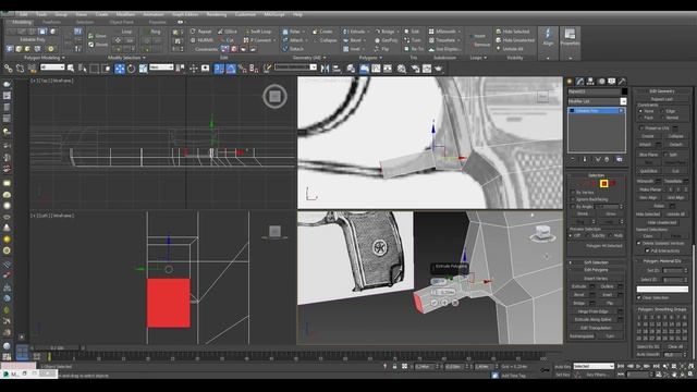 Моделирование пистолета Макарова (Урок 3d max для начинающих) low poly