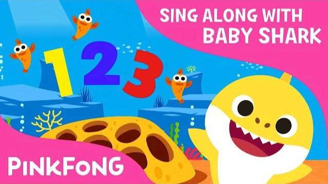 Shark 123 | Baby Shark Number Song | Sing along with baby shark | Pinkfong Songs for Children