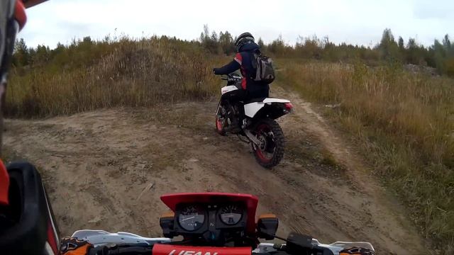 Осенняя покатуха Lifan lf 200 и Hanway STR250 ч1.